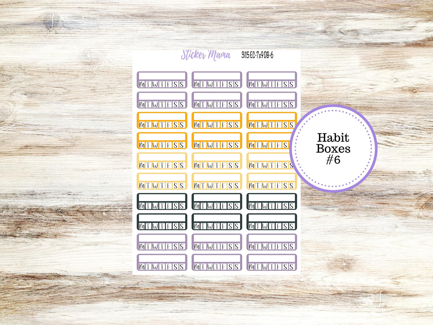 ERIN CONDREN Dashboard Planner Kit DB-3115 || Spooky Palette || Dashboard Planner Sticker Kit || Erin Condren ||