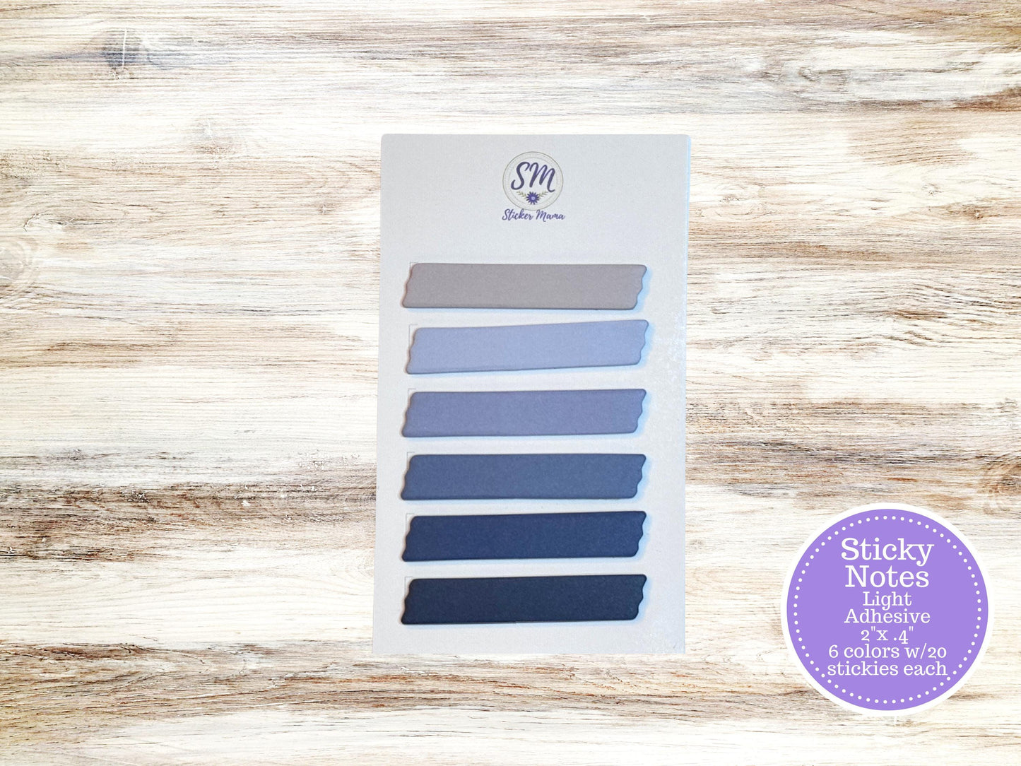 StickerMama STICKY NOTES || 2" x .4" notes || Sticky note labels
