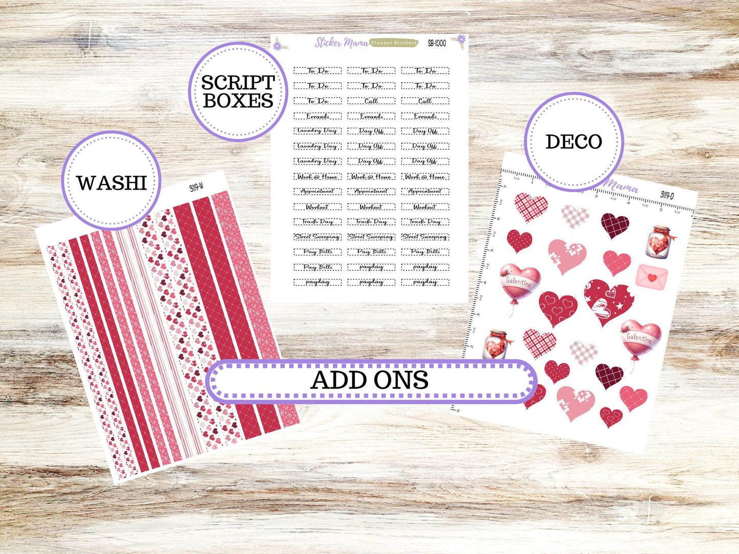 LD “The Nancy & Anne” Large || Week + Month PLANNER Monthly Kit #3119 || Laurel Denise Horizontal Vertical Kit || February || 10-25