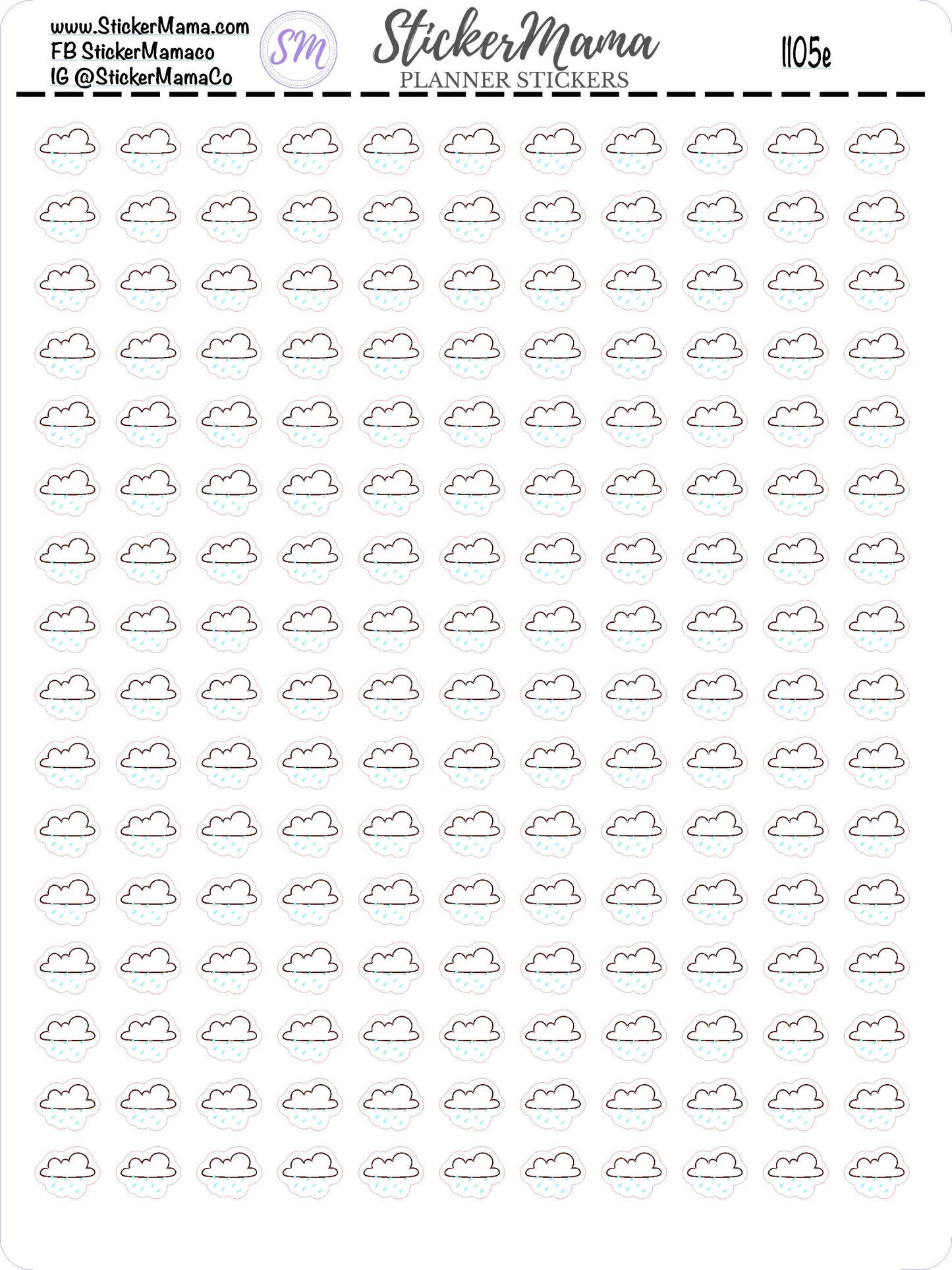 I105 - WEATHER STICKERS - weather planner stickers - for planner