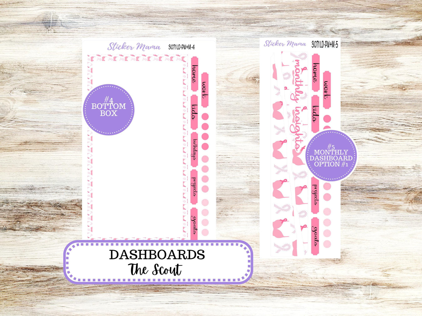 LD "The Scout" || PORTRAIT Weekly + Monthly Planner Kit #3071 || Breast Cancer || Laurel Denise Kit Portrait || Aug 25