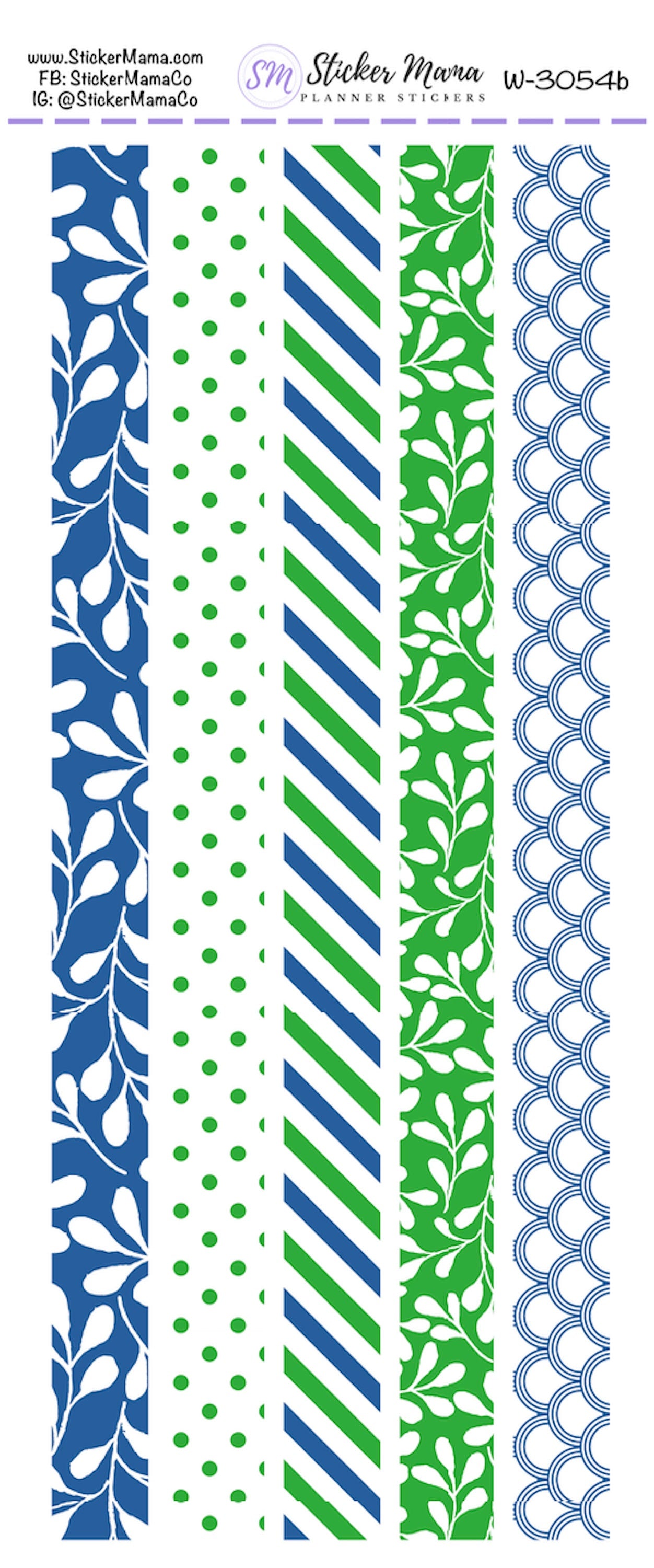 W-3054 - WASHI STICKERS - Polka Dot - Planner Stickers - Washi for Planners