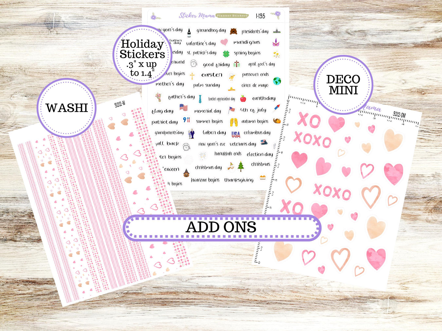 LD Large "The Scout" || PORTRAIT Weekly + Monthly Planner Kit #3212 || February || Laurel Denise Kit Portrait || Love Notes || 10-25