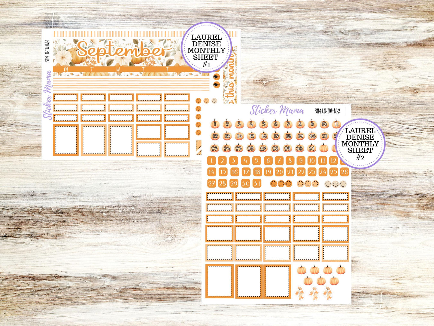 LAUREL DENISE TEACHER Planner Kit #3114 || Laurel Denise Kit || Laurel Denise Stickers || Laurel Denise Teacher Kit || September || June 25