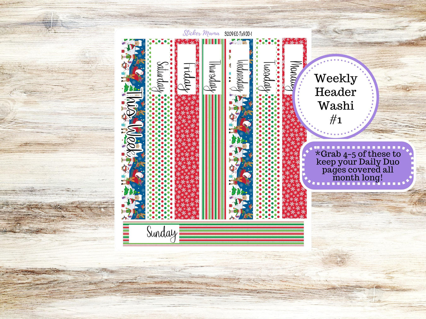 ERIN CONDREN Daily Duo Planner Kit DD-3209 || November - Fall Fields || Daily Duo Planner Sticker Kit || Erin Condren ||