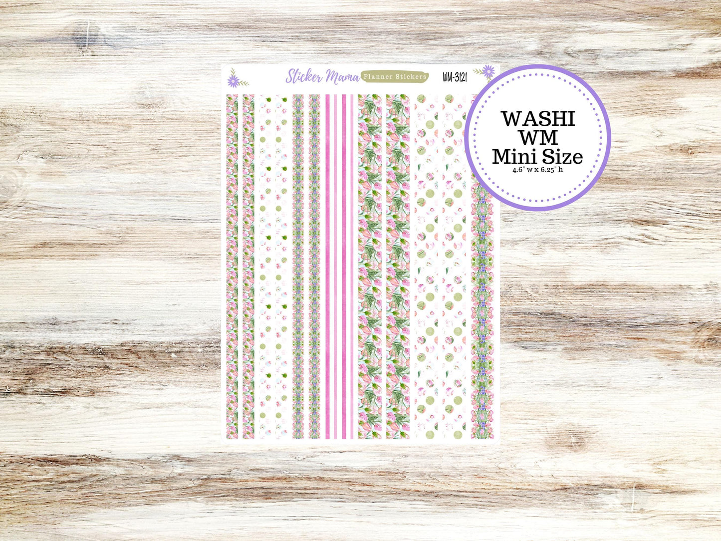 WASHI PLANNER STICKERS || 3121 || Easter Petals || Washi Stickers || Planner Stickers || Washi for Planners
