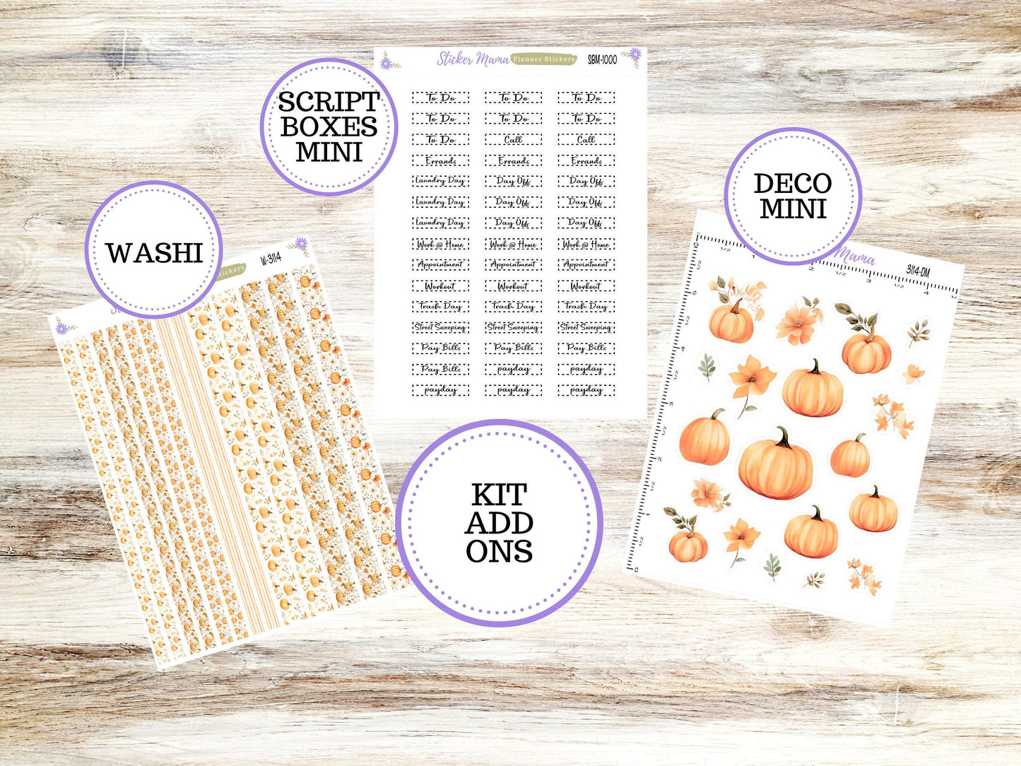 LAUREL DENISE MINI Week + Month Planner Kit #3114 || Laurel Denise September Kit || Laurel Denise Stickers || September June 25