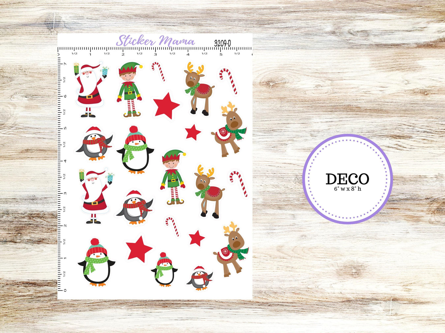 DECO-3209 || Jolly Pines Deco || PLANNER STICKERS || Fall Stickers ||