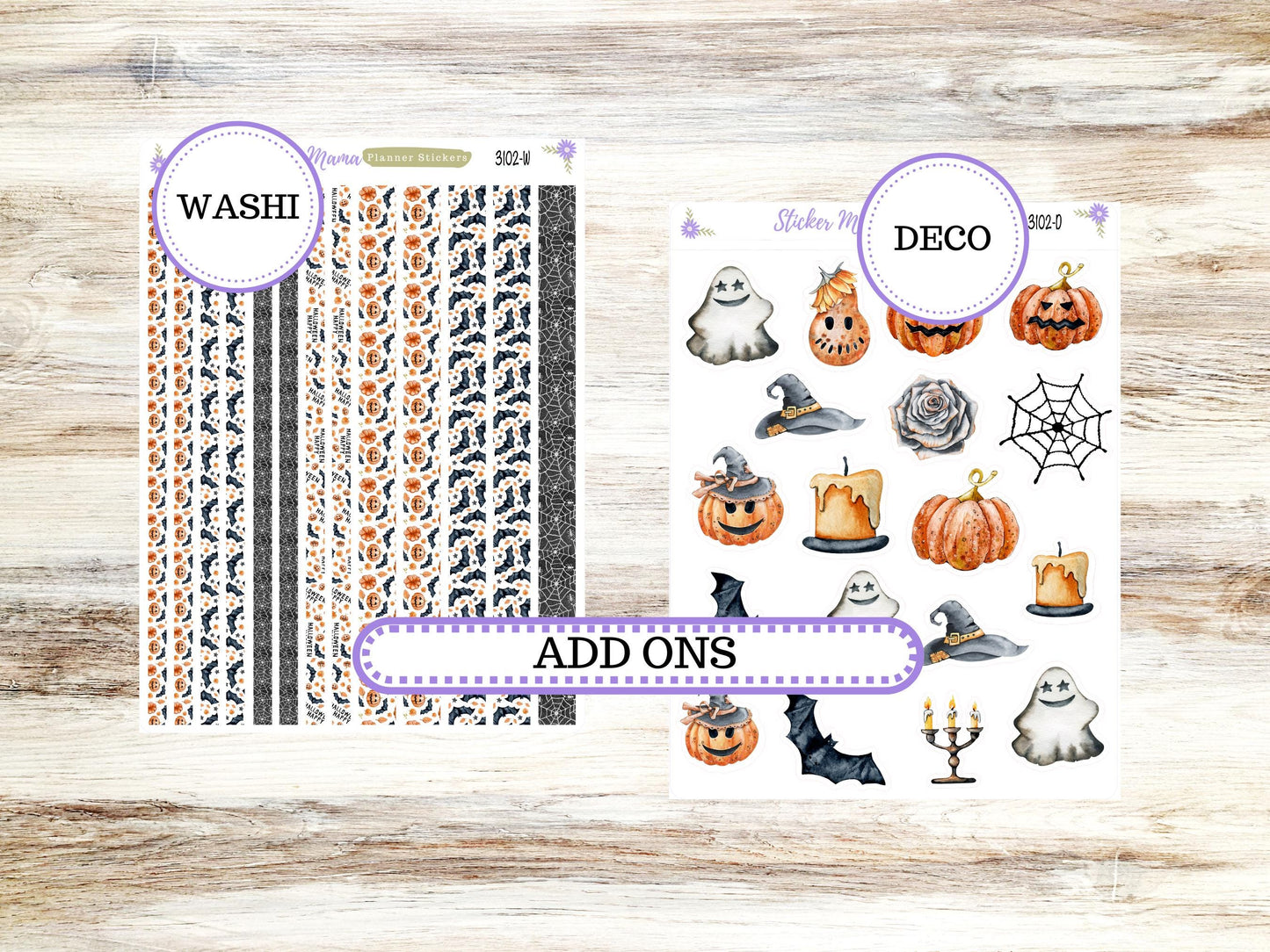 LD "The Valerie" || TEACHER Week + Month Planner Kit #3102 || Pumpkin Town ||Laurel Denise Kit || Laurel Denise Teacher Planner || June 25