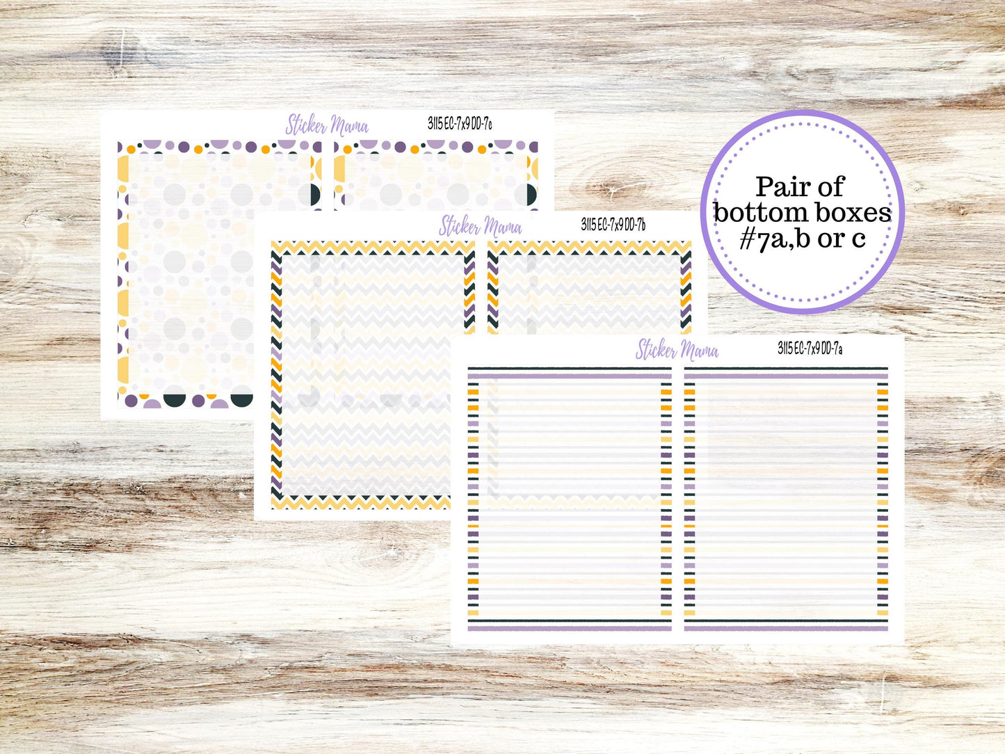ERIN CONDREN Daily Duo Planner Kit DD-3115 || October - Spooky Palette || Daily Duo Planner Sticker Kit || Erin Condren ||