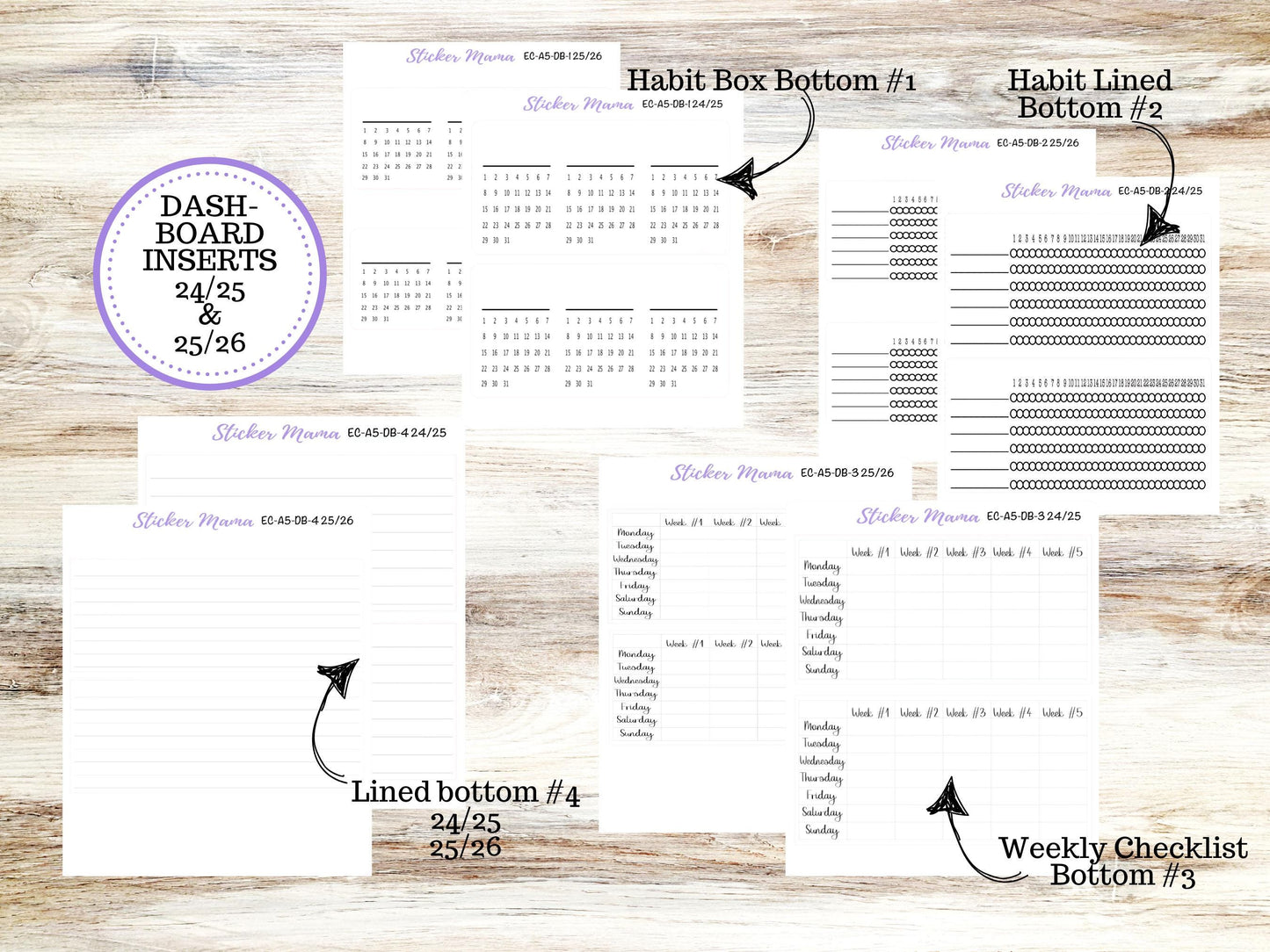 ERIN CONDRE Monthly Kit-3205 || A5 || Patriotic Festivities Stickers || - ec July Monthly Kit - Monthly Planner Kits - Monthly Budget