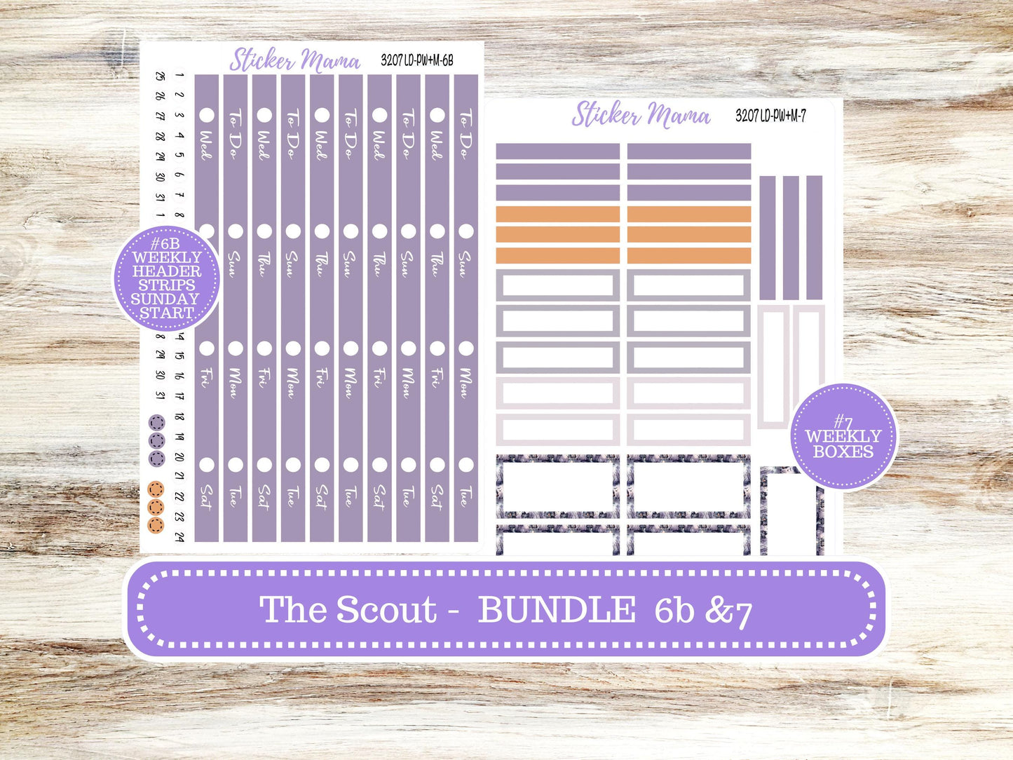 LD "The Scout" || PORTRAIT Weekly + Monthly Planner Kit #3207 || Haunted Haven || Laurel Denise Kit Portrait || Aug 25