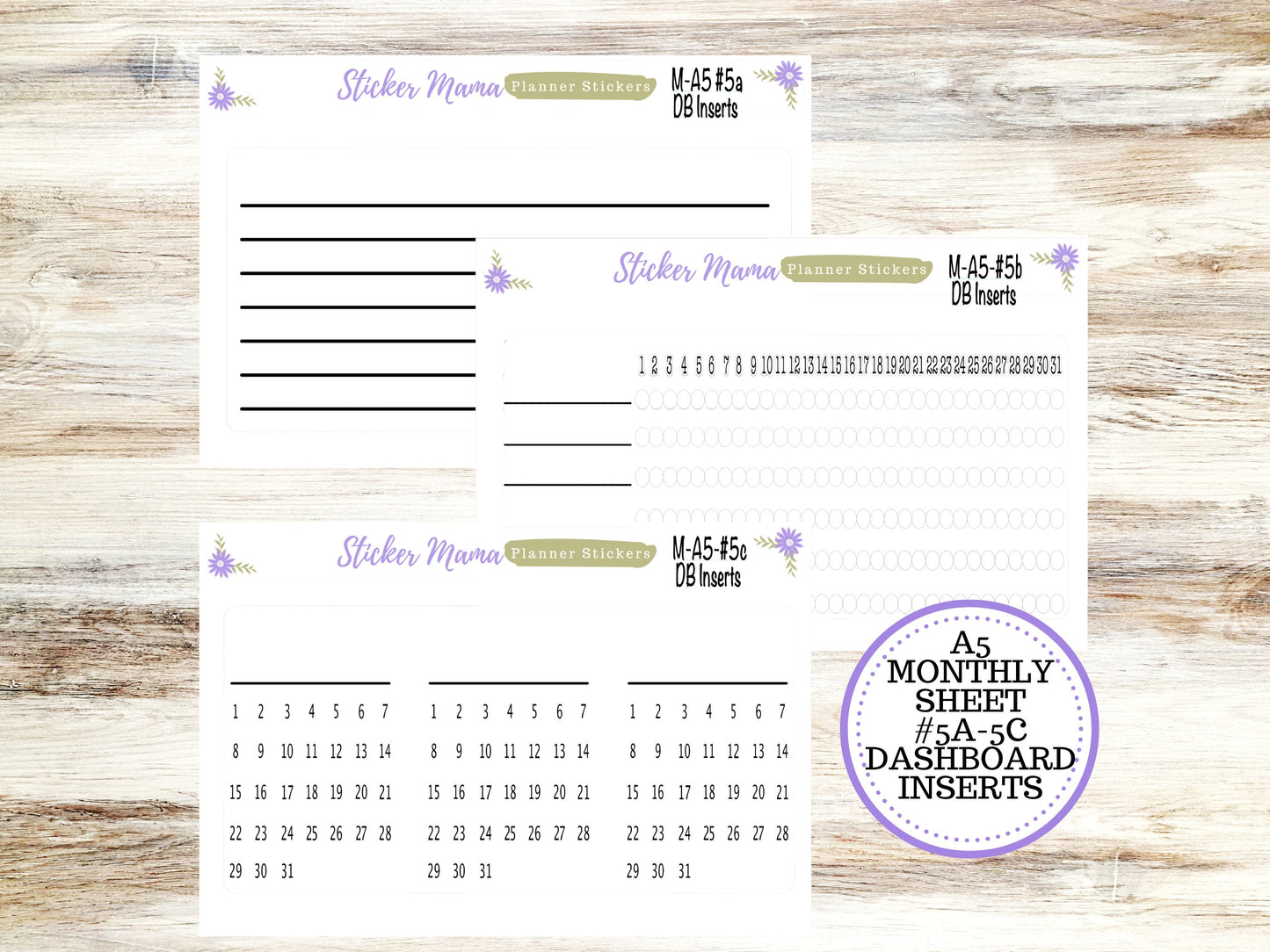 MONTHLY KIT-3035 || A5 || American Dream Stickers  || - ec July Monthly Kit - July Monthly Planner Kits - Monthly Pages