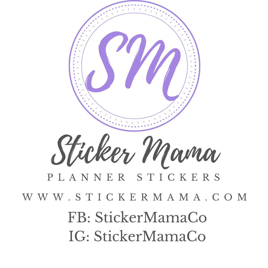 WEEKEND BANNER STICKERS D1019 || Weekend Planner Stickers || Banner Stickers