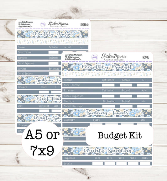 3085 BUDGET STICKER KIT || Notes Page Stickers || Planner Budget Kit
