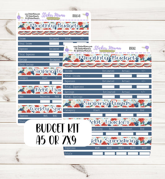 3062 BUDGET STICKER KIT || Notes Page Stickers || Planner Budget Kit