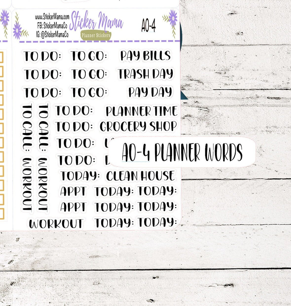 NEW Daily Duo 7x9 - 3049a - Cute Halloween 2 - October Sticker Planner Stickers - Daily Duo 7x9 Planner - Daily Duo Stickers - Daily Planner