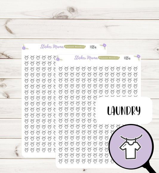 I-125 LAUNDRY PLANNER Stickers || Laundry Stickers || Cleaning Stickers || House Cleaning Stickers