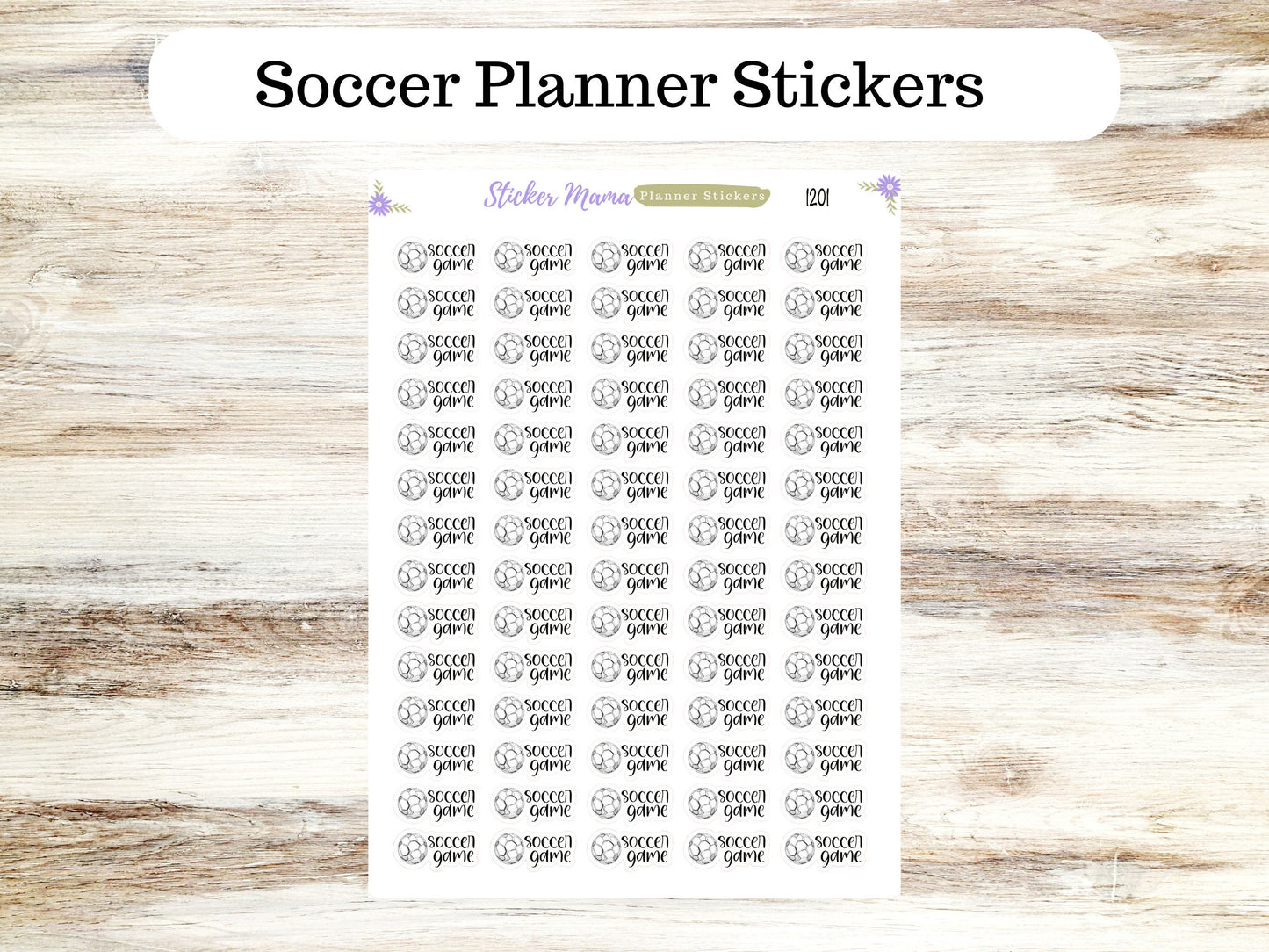 1201 SOCCER GAME STICKERS || Soccer Planner Stickers || Soccer Sports Stickers || Soccer Games || Soccer Practice