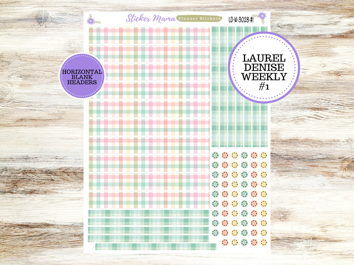LAUREL DENISE PLANNER Kit #3028 || Laurel Denise Kit || Laurel Denise Stickers