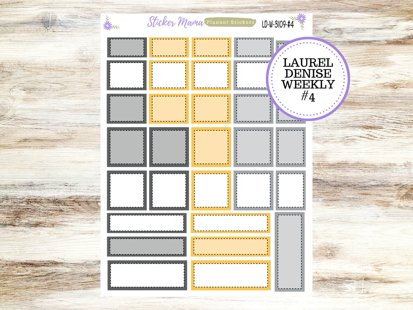 LAUREL DENISE PLANNER Kit #3109 || Laurel Denise Kit || Laurel Denise Stickers