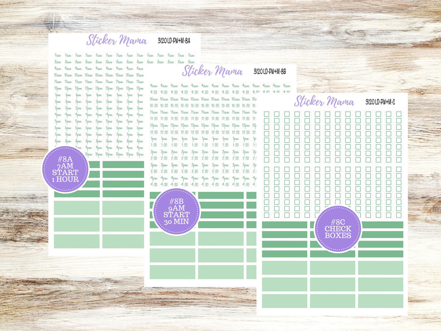 LD Large "The Scout" || PORTRAIT Weekly + Monthly Planner Kit #3120 || March Shamrock Magic || Laurel Denise Kit Portrait  || 11-25