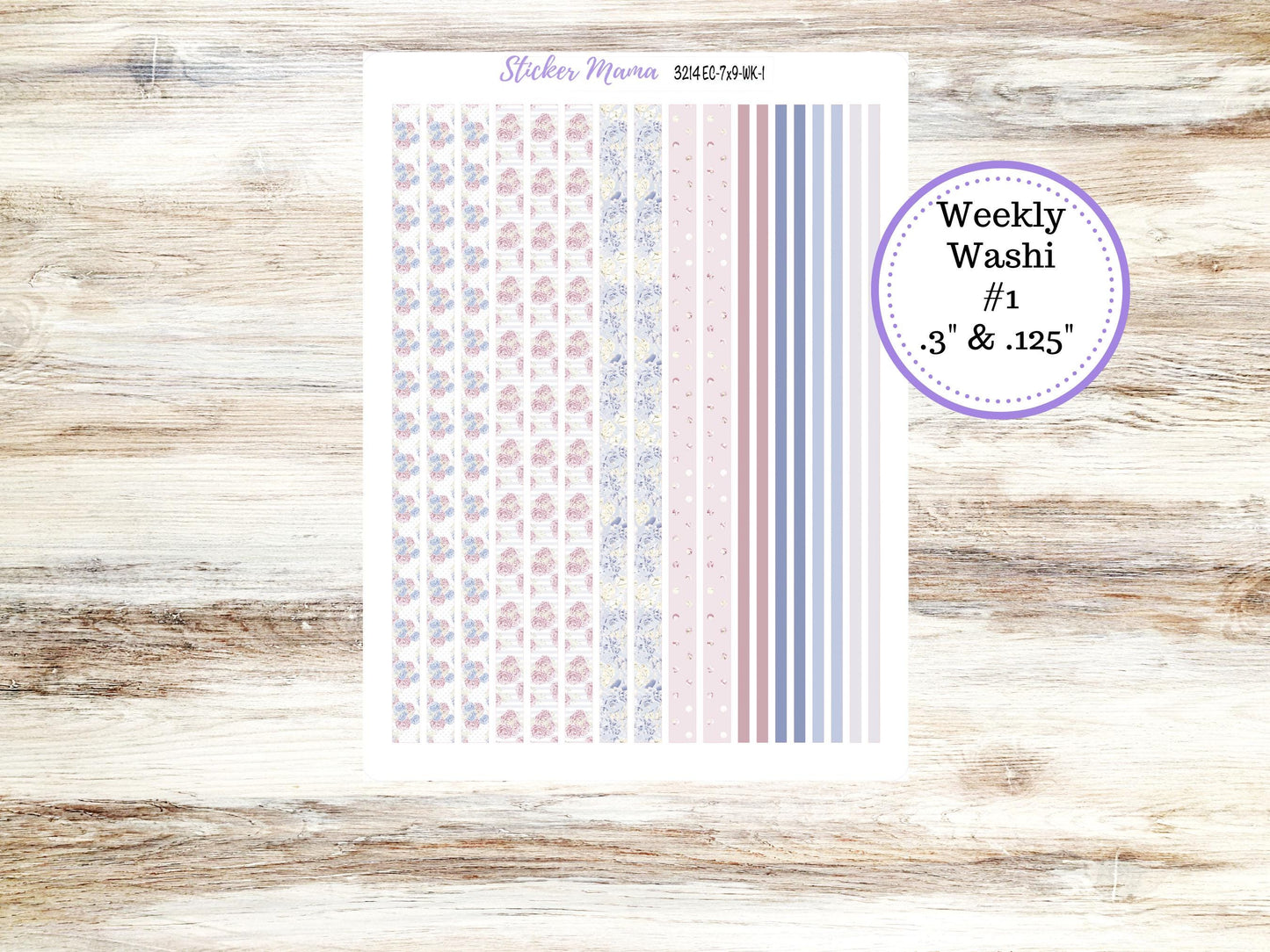 ERIN CONDREN WK-3214 || Peony Palace || Weekly Planner Kit || Erin Condren || Hourly Planner Kit || March Vertical Planner Kit