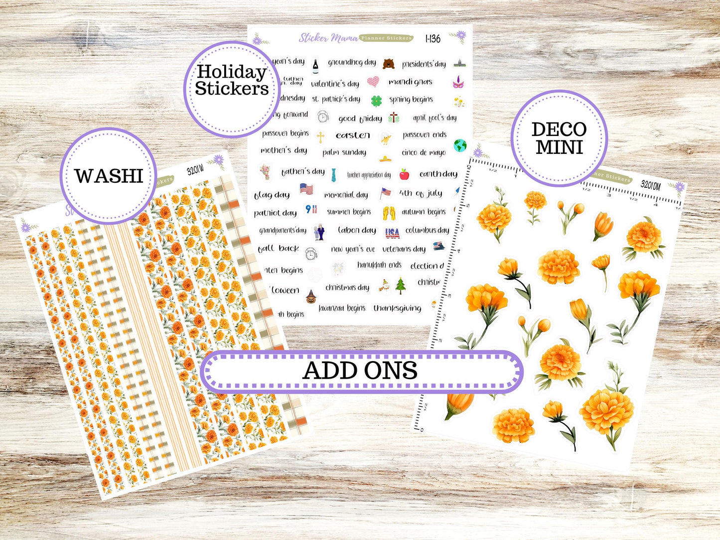 Laurel Denise Small Scout Planner Sticker Kit | Portrait Weekly + Monthly |  Choose Your Month Fall Colors #3201 | 4-26