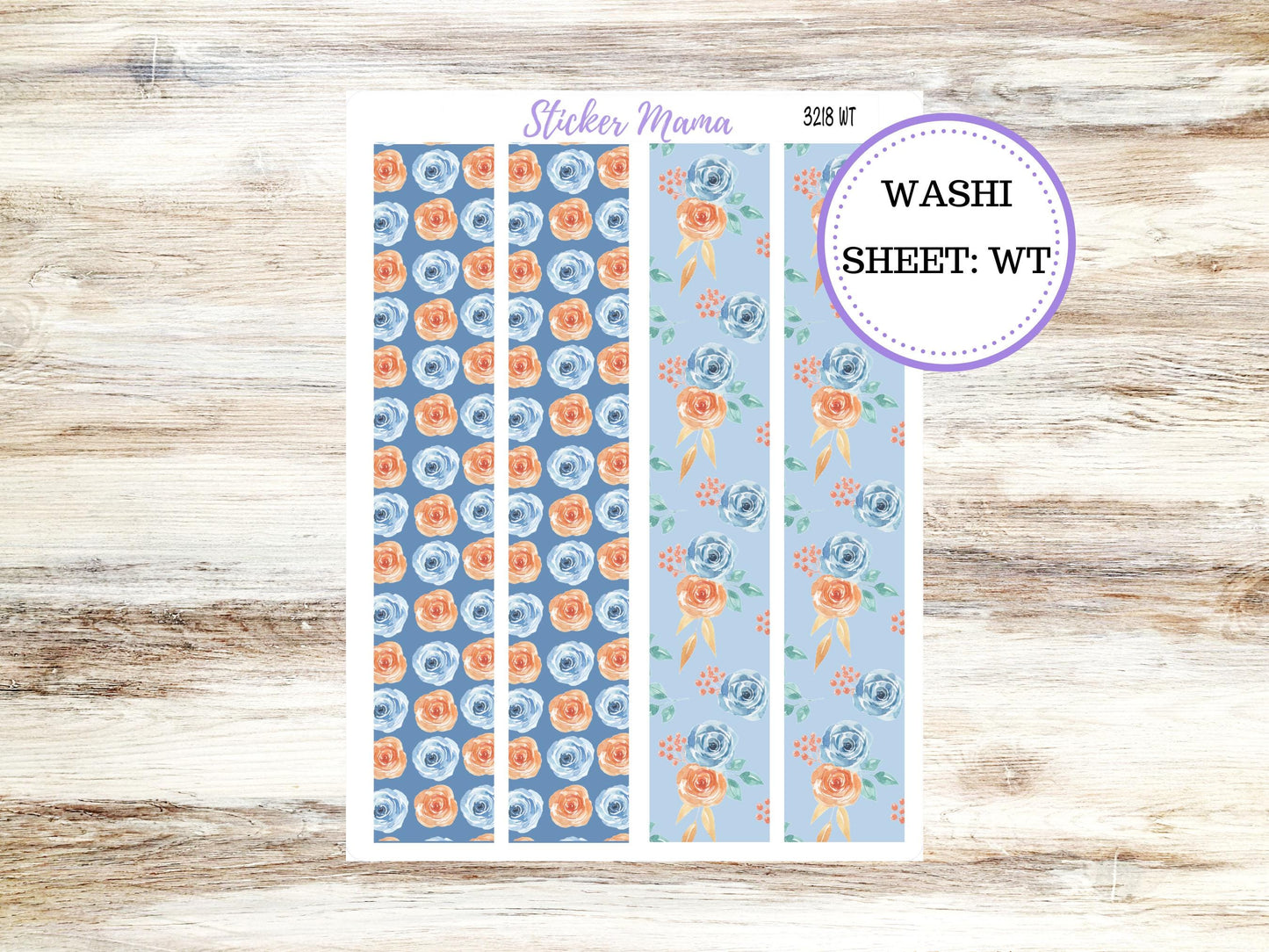Washi Planner Stickers | Blossom Breeze 3218