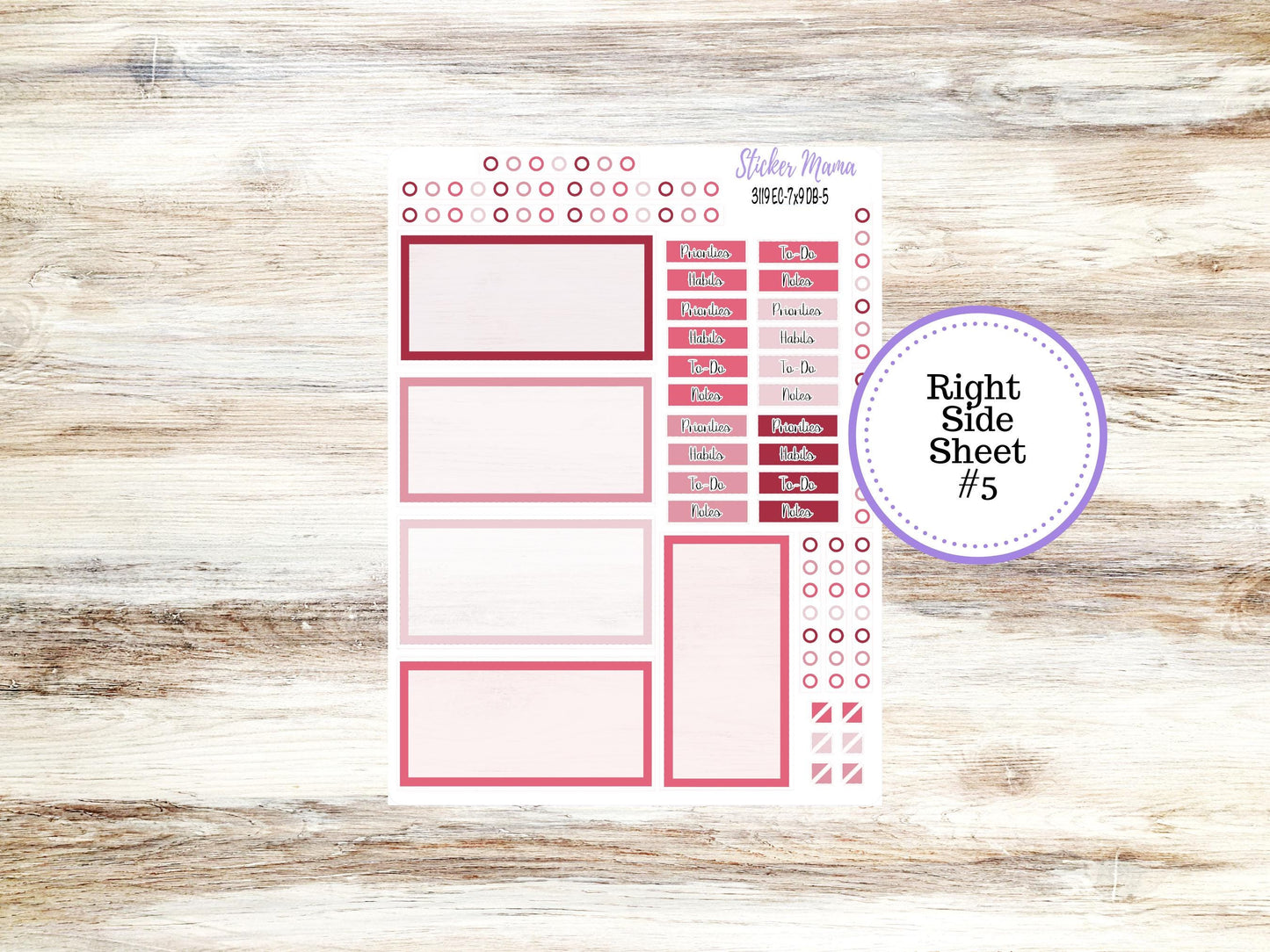 ERIN CONDREN Dashboard Planner Kit DB-3119 || February || Dashboard Planner Sticker Kit || Erin Condren ||