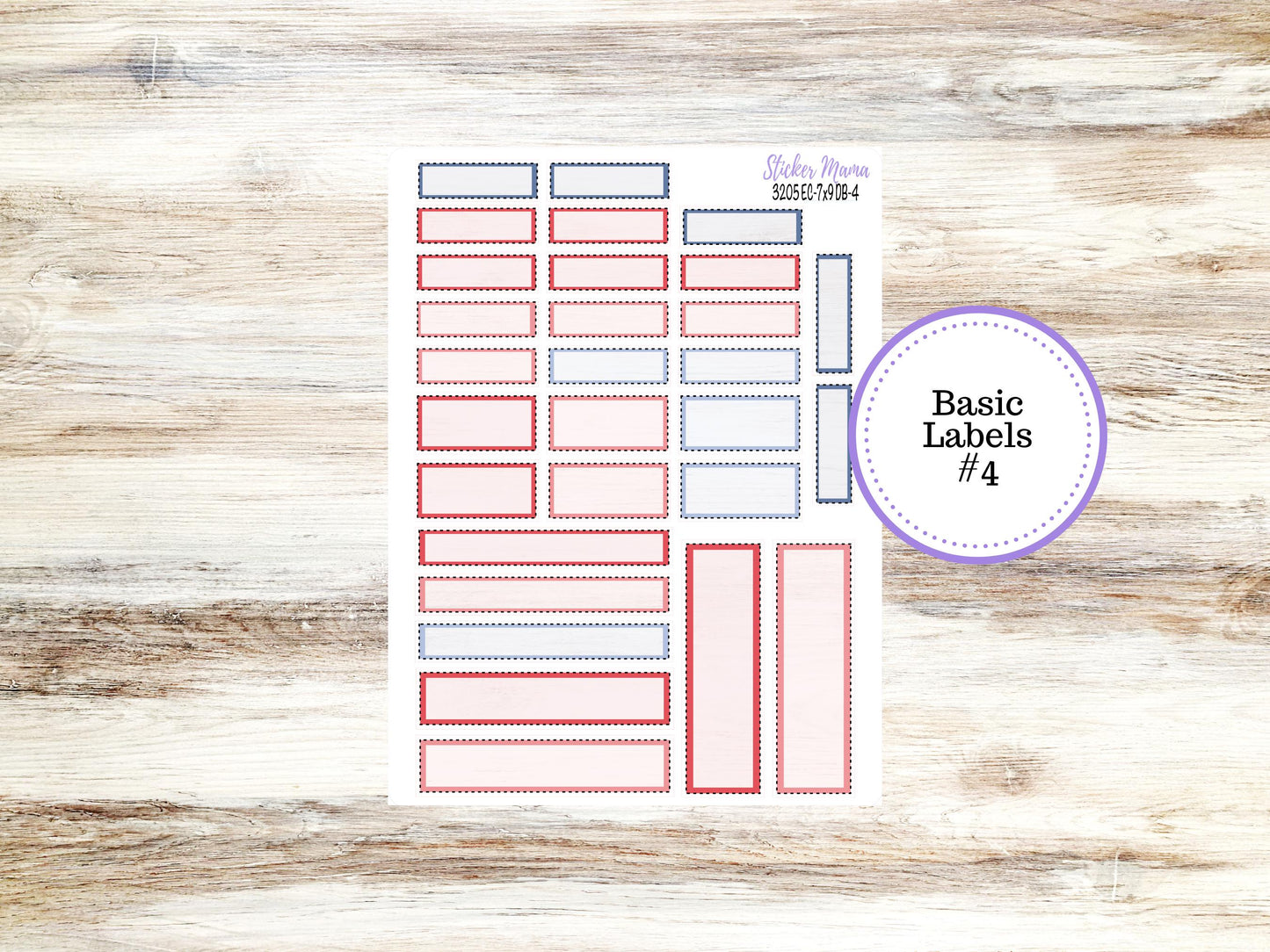 Erin Condren Dashboard Planner Sticker | Kit DB-3205 Patriotic Festivities