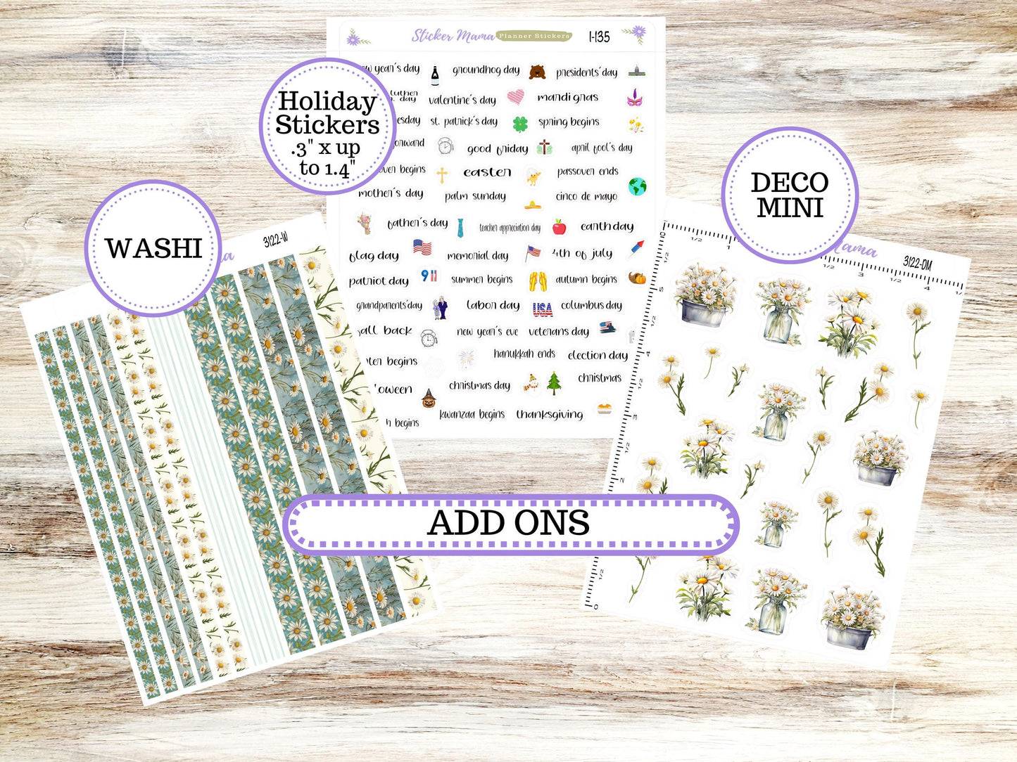 LD Large "The Scout" || PORTRAIT Weekly + Monthly Planner Kit #3122 || Vintage Bloom || Laurel Denise Kit Portrait  || 11-25