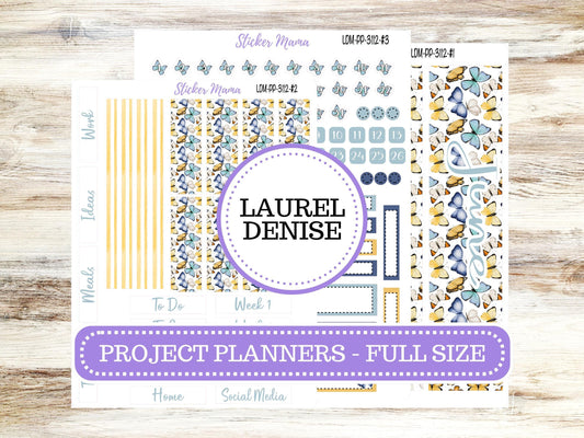 LAUREL DENISE PROJECT Full Size Planner Kit #3112 || Butterfly Bliss || Laurel Denise Kit || Laurel Denise Stickers