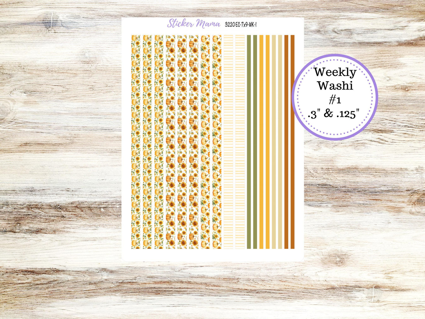 Erin Condren Weekly Planner Kit WK-3220 | Falling Colors