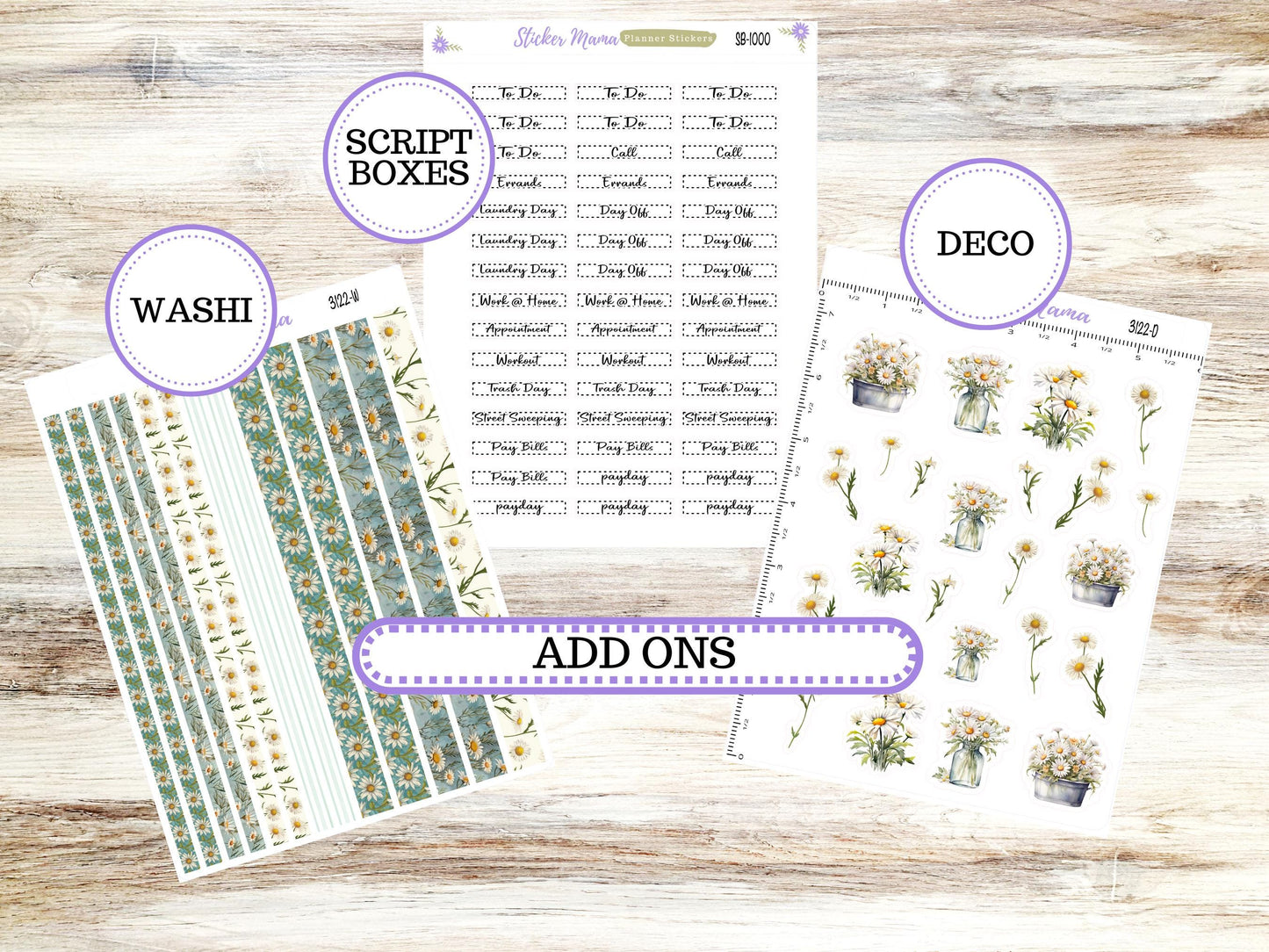 LD "The Rose" Large || 4-COLUMN (formerly project)  Planner Kit #3122 || Vintage Bloom || Laurel Denise Stickers || 11-25