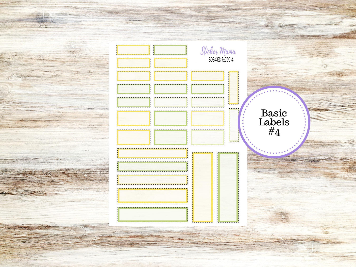 ERIN CONDREN Daily Duo Planner Kit DD-3034 || Fresh Squeeze || Daily Duo Planner Sticker Kit || Erin Condren ||