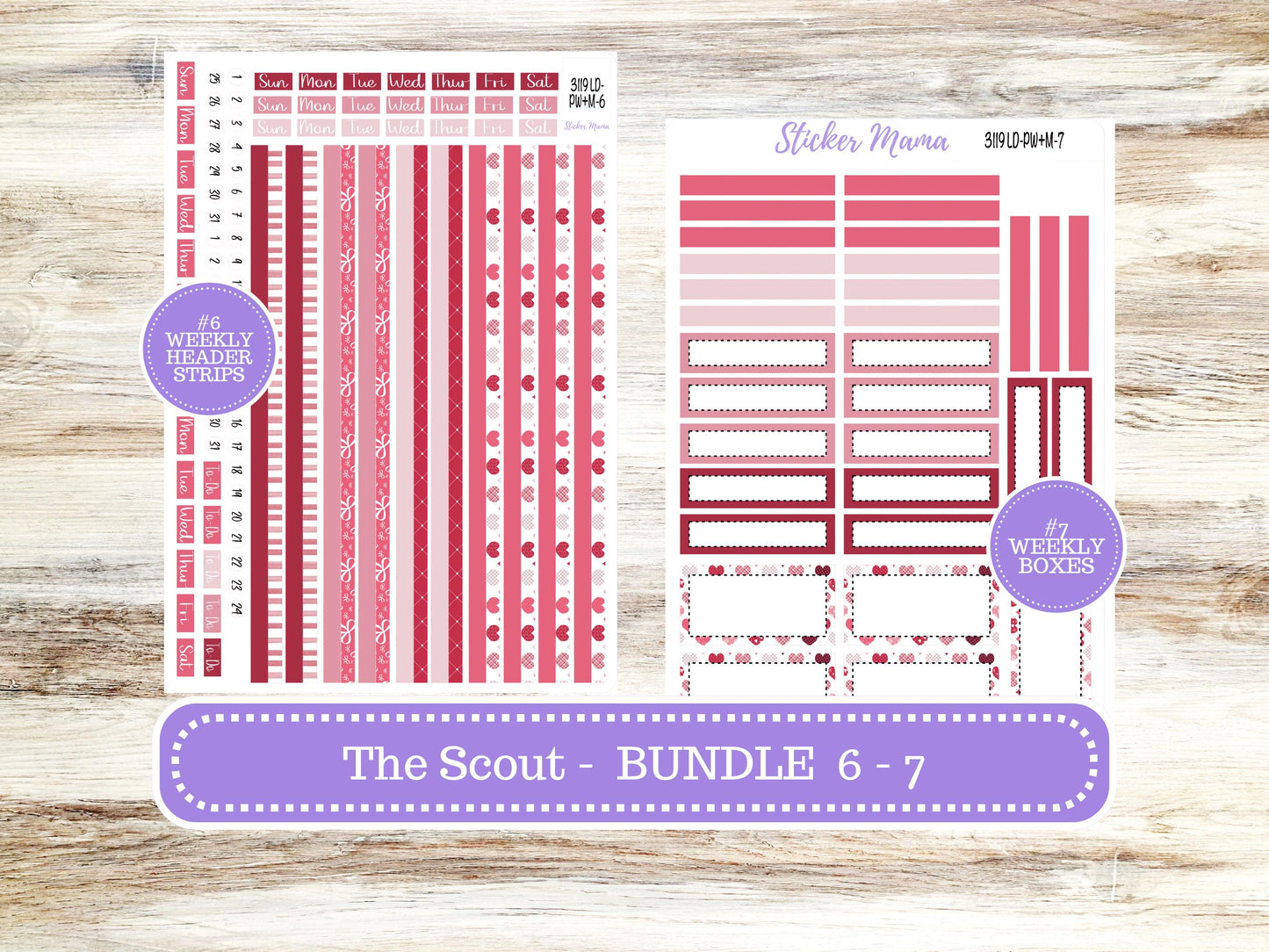 LD Large "The Scout" || PORTRAIT Weekly + Monthly Planner Kit #3119 || February || Laurel Denise Kit Portrait ||  || 10-25