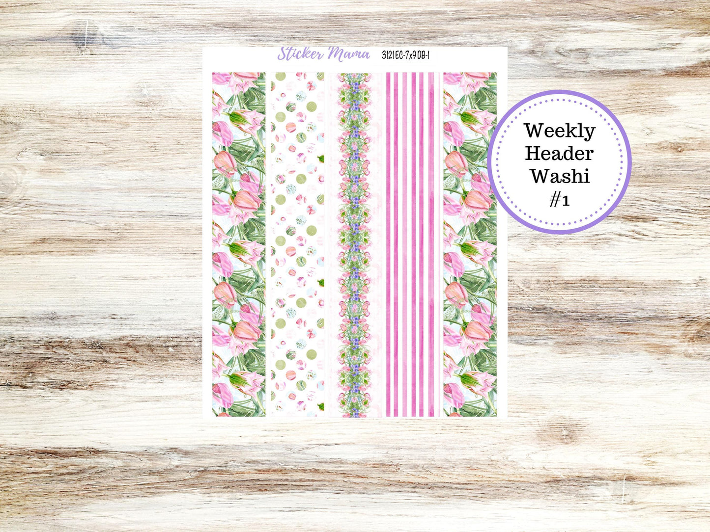 ERIN CONDREN Dashboard Planner Kit DB-3121 || April - Easter Petals || Dashboard Planner Sticker Kit || Erin Condren ||