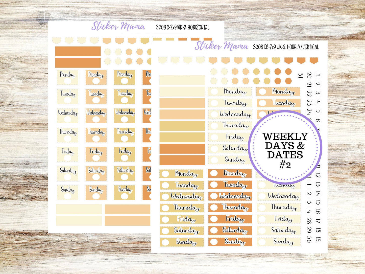 ERIN CONDREN Weekly Planner Kit WK-3208 || November || Weekly Planner Sticker Kit || Erin Condren ||
