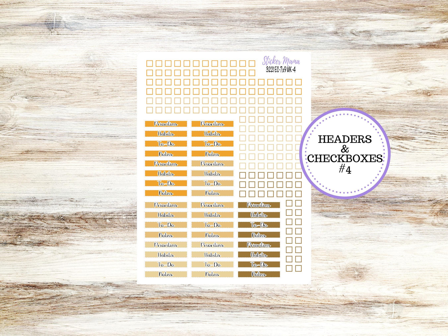 ERIN CONDREN Weekly Planner Kit WK-3221 | Pumpkin Cornstalk