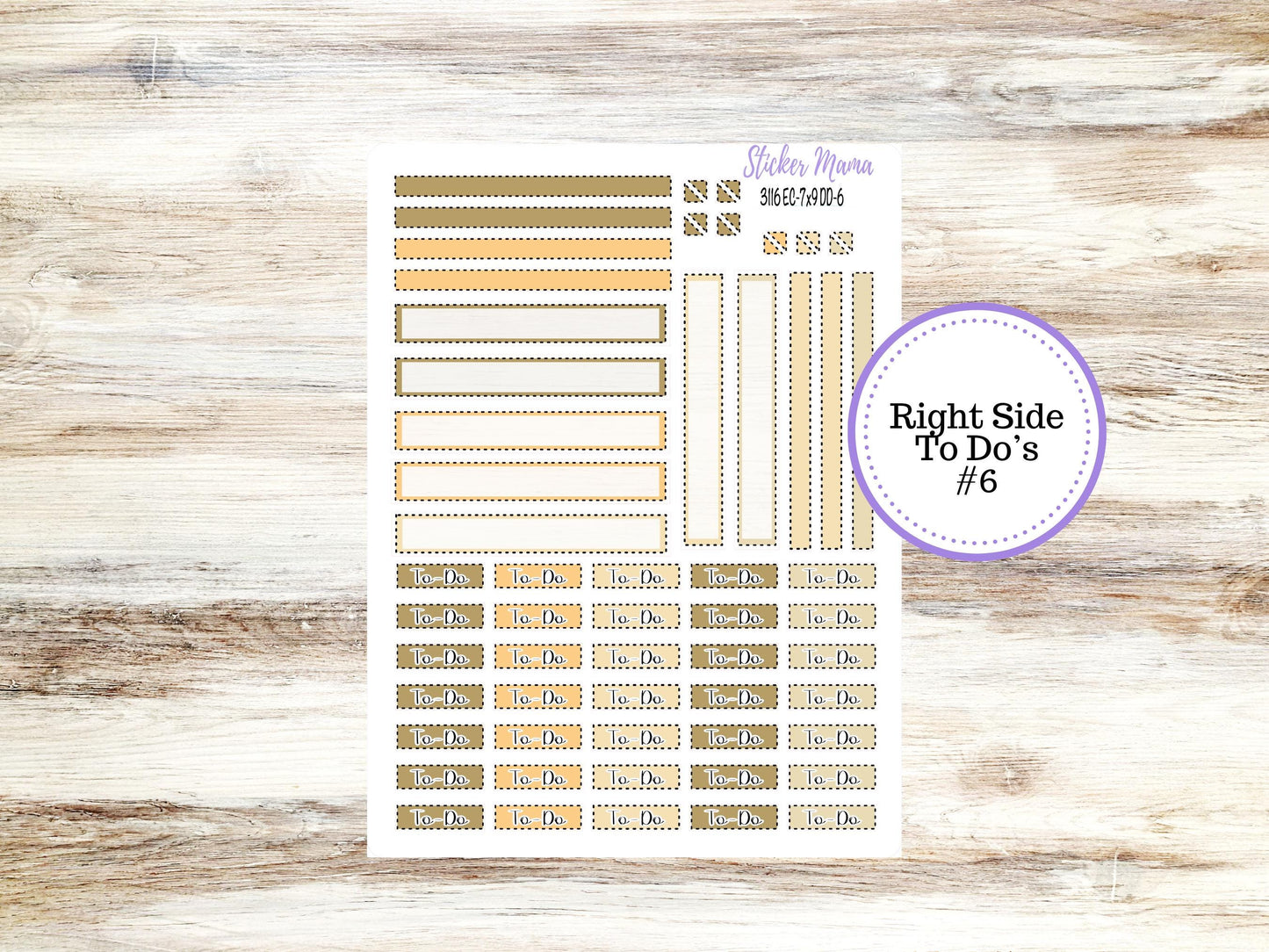 Erin Condren Daily Duo Planner Sticker Kit | 3116 Pumpkin Spice