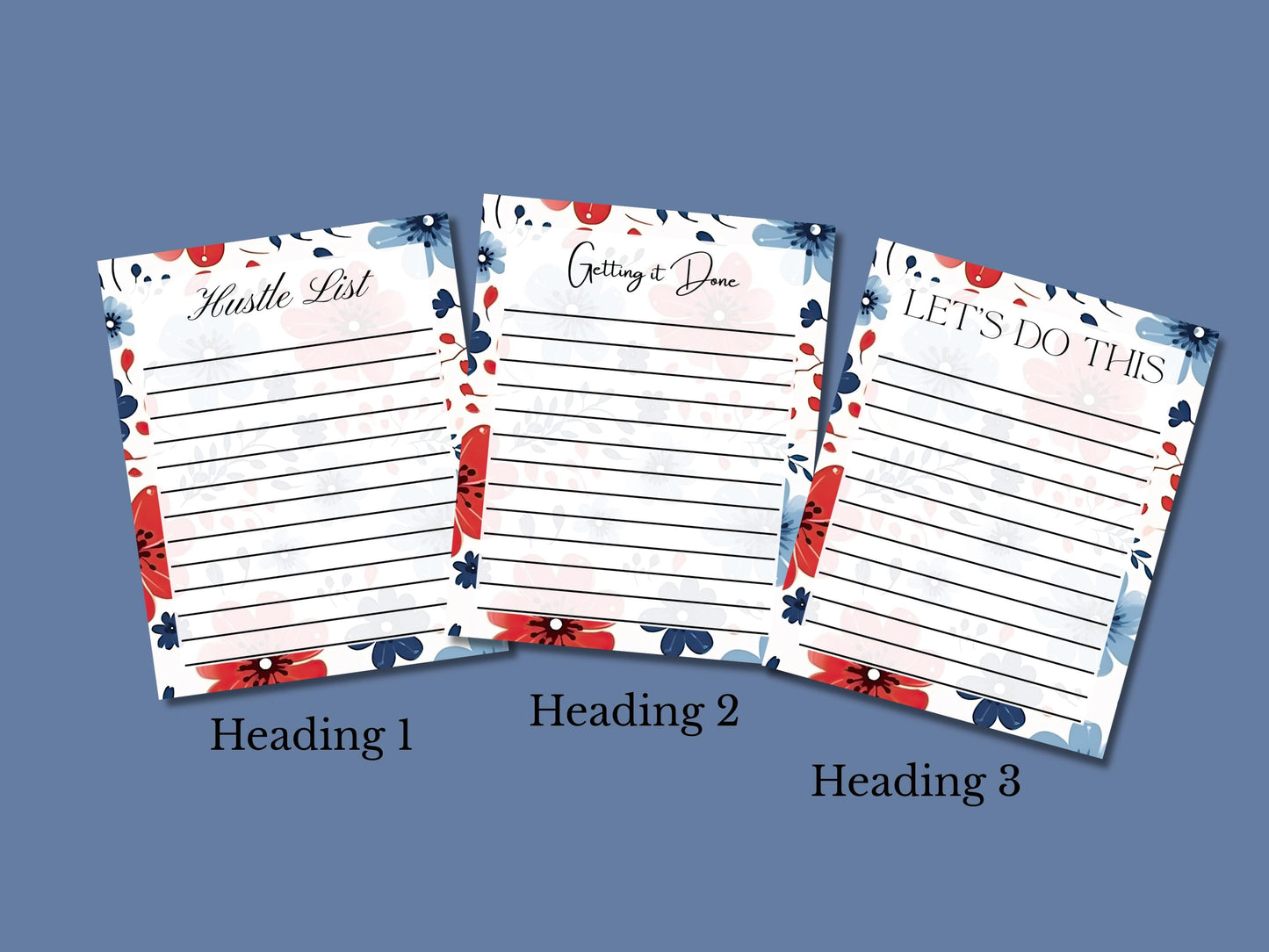 American Dream 3035 Notepad | 4 x 5 | To Do List | Shopping List | Note Pad