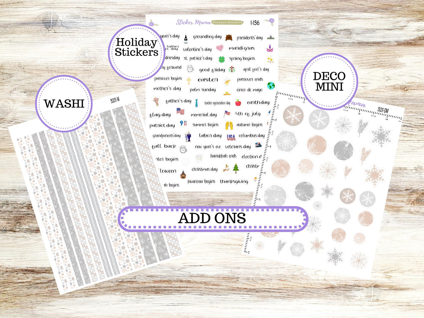 LD Small "The Scout" || PORTRAIT Weekly + Monthly Planner Kit #3211 || Pastel Wonderland  || Laurel Denise Kit Portrait || January || 10-25