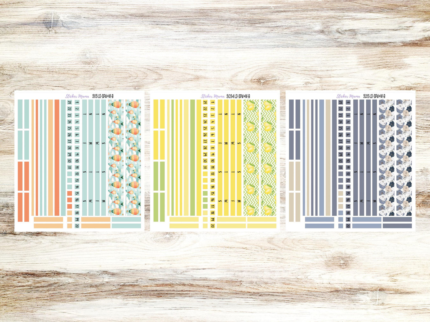 Banner Set | Laurel Denise Small Scout | Portrait Week + Month | Monthly Header Kit