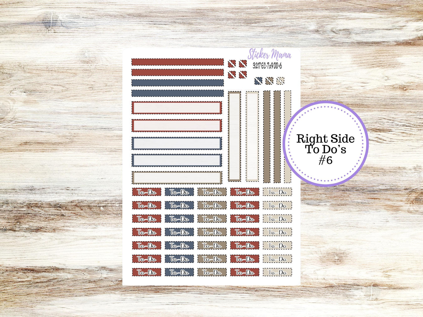 Erin Condren Daily Duo Planner Sticker Kit | 3217 Old Glory