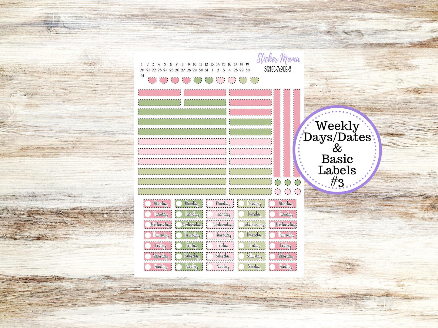 ERIN CONDREN Dashboard Planner Kit DB-3121 || April - Easter Petals || Dashboard Planner Sticker Kit || Erin Condren ||