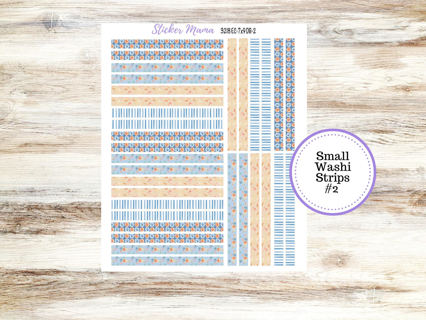 Erin Condren Dashboard Planner Sticker | Kit DB-3218 Blossom Breeze