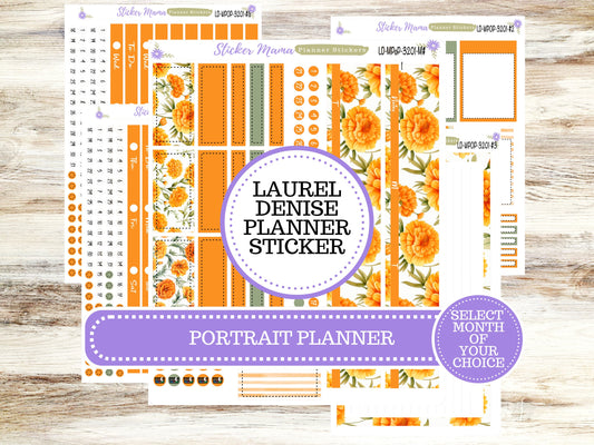 LAUREL DENISE PORTRAIT Planner Kit #3201 || Fall Colors || Laurel Denise Kit || Laurel Denise Stickers ||  || Floral ld