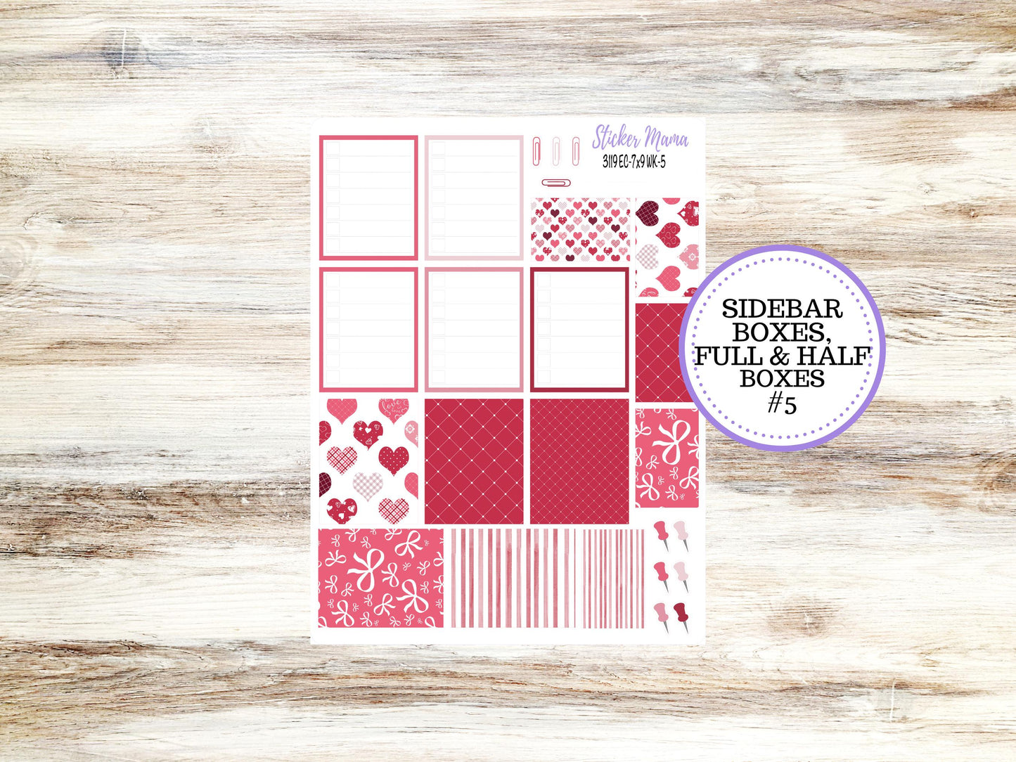 ERIN CONDREN Weekly Planner Kit WK-3119 || February || Weekly Planner Sticker Kit || Erin Condren || 10-25