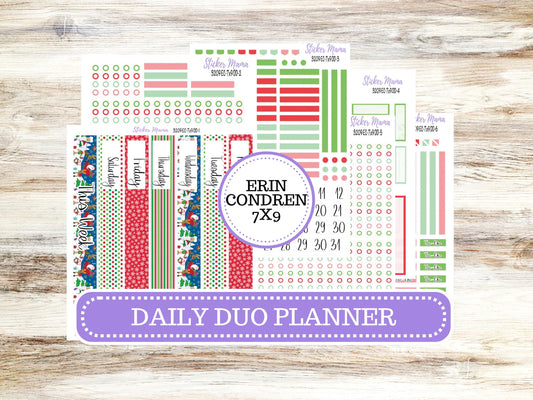ERIN CONDREN Daily Duo Planner Kit DD-3209 || November - Fall Fields || Daily Duo Planner Sticker Kit || Erin Condren ||
